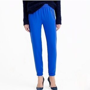 J. Crew Royal Blue‎ Turner Pants Zipper Pockets Sz 4